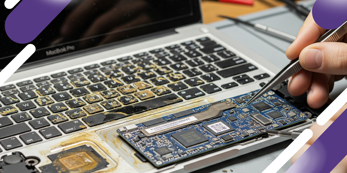 MacBook liquid damage repair in Bangalore: do and don’t